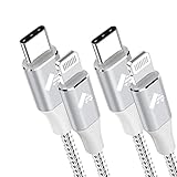 ✔【Was du bekommen kannst】:(2Stück 1M+2M) USB-C-Blitzkabel aus weißem Nylon mit 18-Monaten sorgenfreiem Austausch, vollständiger Rückerstattung oder kostenlosem Ersatz und 24-Stunden-Kundendienst.