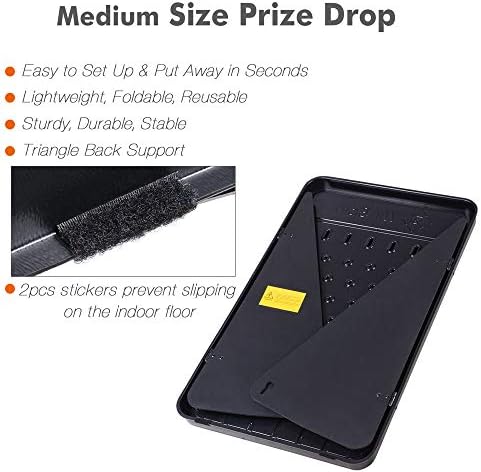 WinSpin 30" Prize Drop Plinko Board Disk Drop Game Customizable 6 Slots with 10 Pucks for Carnival Tradeshow Party