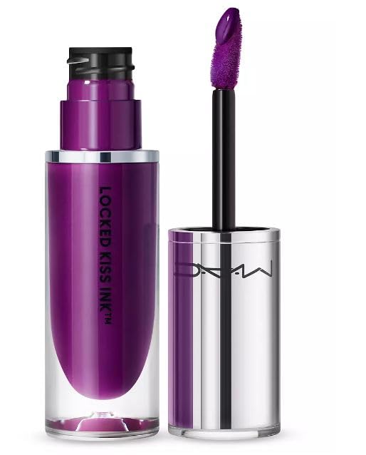 M.A.C Locked Kiss Ink 24Hr Lipcolor - Sardonic (Purple) .14 fl/oz 4 ml.