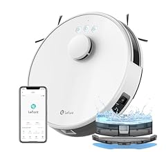 Lefant Robot Vacuum and Mop, Updated Mapping dToF Navigation, Custom Cleaning, Multi-Floor Mapping, 4000Pa Powerful Suction…