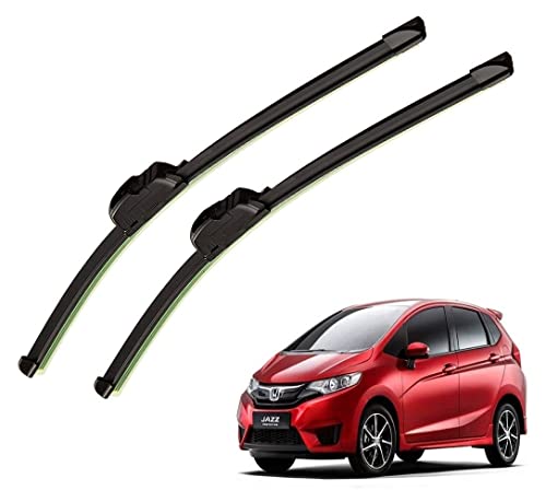 Image of Auto Hub Car Wiper Blades Compatibility With Jazz New - Set of 2 Pcs (D-24,P-14)