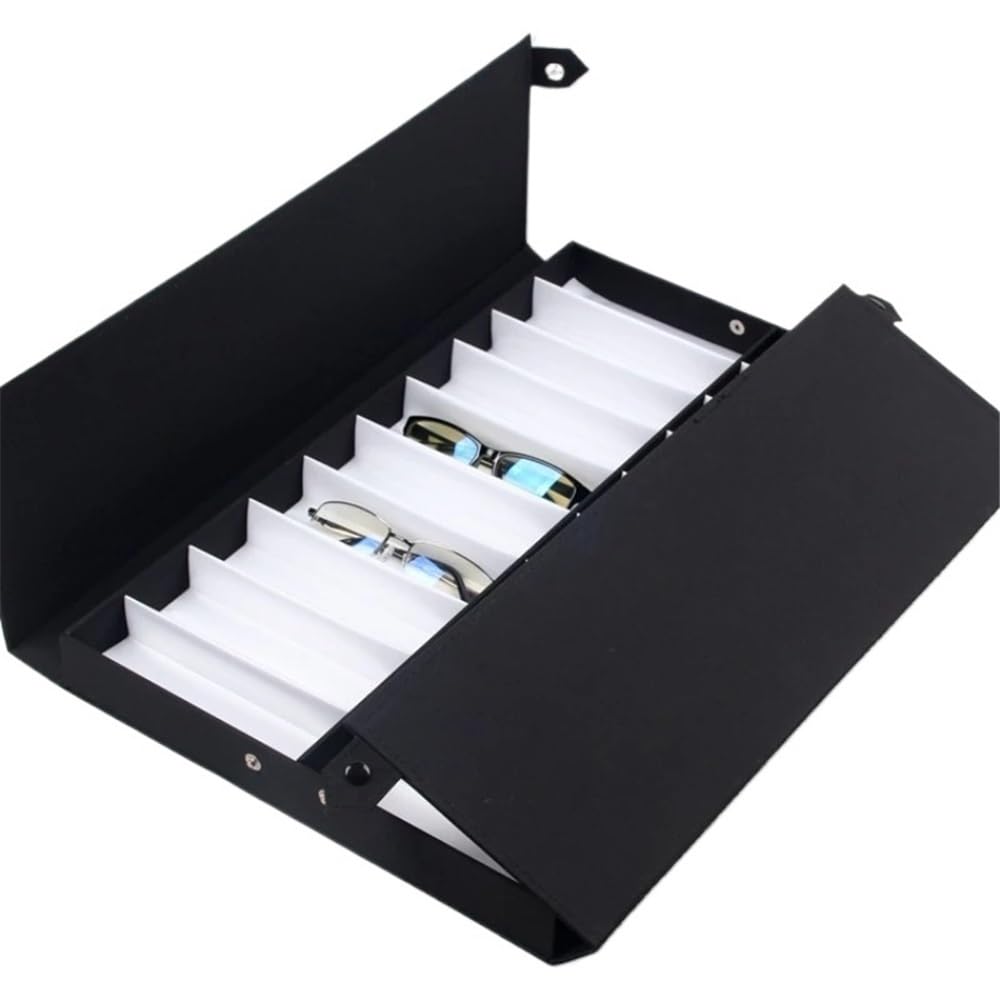guiling-1986 Eyeglasses Display Rack Grids Eyeglass Sunglasses Glasses Display Myopia Storage Stand Case Box Holder for Shop Organizer Organizer for Eyewear