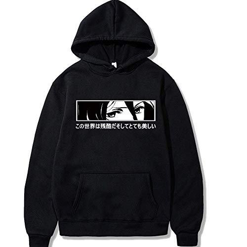 Attack on Titan Sudadera con capucha de algodón estampado 2D para adulto