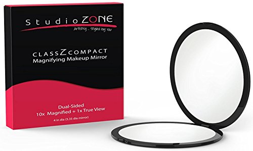 BEST COMPACT MIRROR - 10X MAGNIFYING MakeUp Mirror - Perfect for Purses