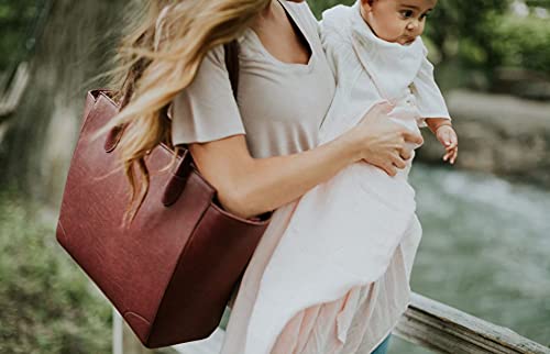 Image of Little Unicorn - Blush Deluxe Swaddle | Single | 100% Rayon Muslin from Bamboo | Super Soft | Newborns and Infants | Large 47 inch x 47 inch | Machine Washable