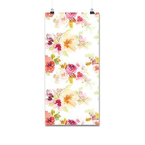 Papier Peint Fleurs Vintage Floral pour masquer les défauts du mur