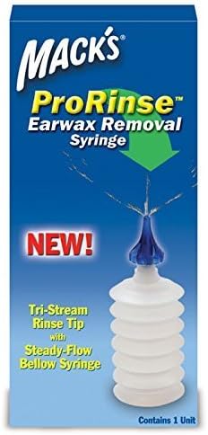 Macks Prorinse Earwax Removal Syringe (Pack of 3)