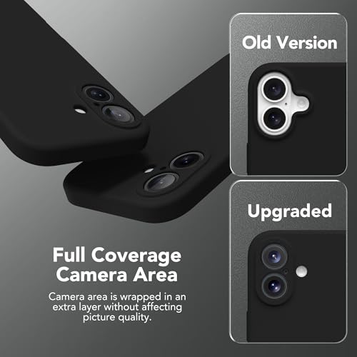 SuydanBox Magnetic for iPhone 16 Plus Case, Compatible with MagSafe, [Full Camera Protection][Screen Protector] Silicone Shockproof Protective Phone Case for iPhone 16 Plus 6.7", Black by SuydanBox - Image 6