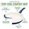GreenLife Non Stick Fry Pan Set (7" & 10"), Non-Toxic PFAS-Free Ceramic Skillets, Dishwasher & Oven Safe, Egg Omelet Frying Pans, Stay- Cool Handles, Kitchen Home Cooking Essentials, Blue #3