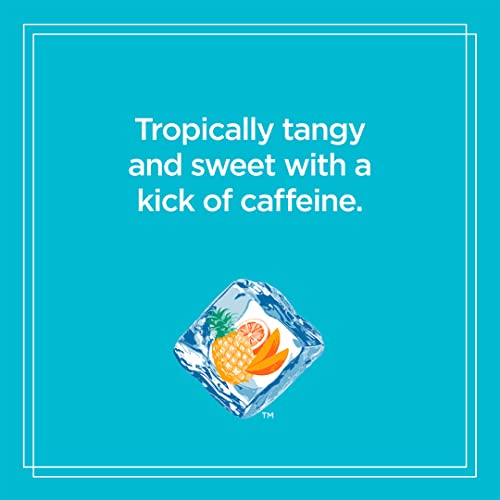 Sparkling Ice +Caffeine Tropical Punch Sparkling Water With Caffeine, Zero Sugar, With Antioxidants And Vitamins, Zero Sugar, 16 Fl Oz Cans (Pack Of 12) #TOP2