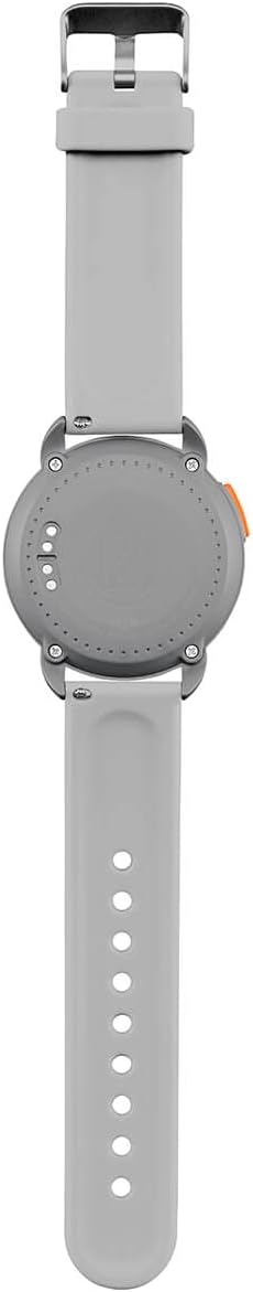 Full back view of the Bushnell iON Edge GPS watch showing charging contacts and strap.