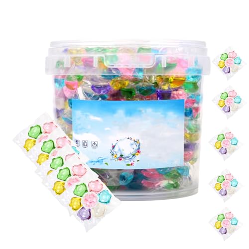 100 PCS 7 in 1 laundry Detergent, Deep Cleaning Laundry Detergent Capsules for All Fabrics & Colors, Long-Lasting Fresh Scent, Easy Dissolve Washing Pods (100 pcs)