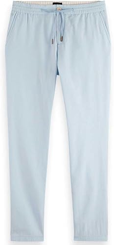 Scotch & Soda Warren Chino, Pantalones Casuales, Hombre, Light Shirting Blue, 29