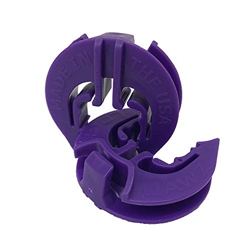 Lock Jawz T-360 Electric Fence T-Post Insulator - Purple (25/pk) - Thumbnail 3
