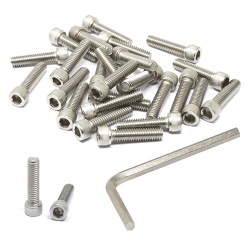 iexcell 25 boulons acier inox 304 5/16-18 x 1-1/4" tête creuse