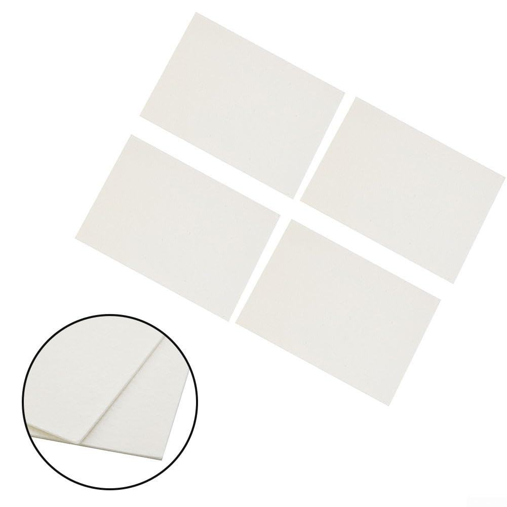Guarnizione in ceramica flessibile per tubi di scarico e forni, spessore 0,6 cm, formato A4, resistente al calore fino a 1260 °C (2 pezzi)