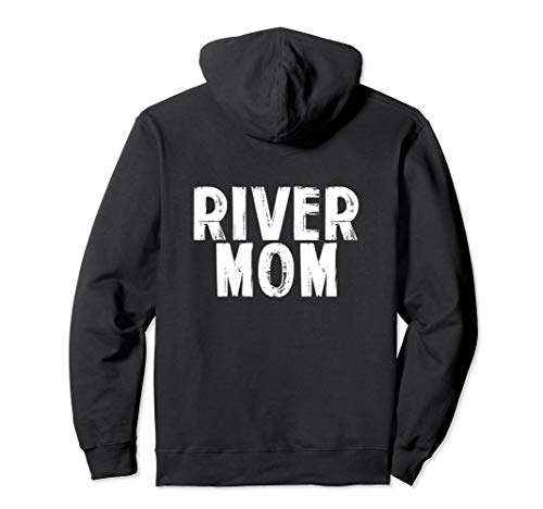 River Mom Boat Vacation Float Vibes Summer Outdoors Fishing Pullover Hoodie