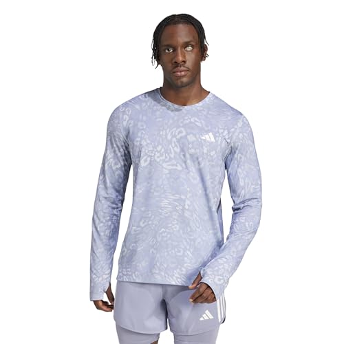 adidas ランニング 長袖 Tシャツオウン ザ ラン クライマクール スリーストライプス長袖Tシャツ KVL29メンズ