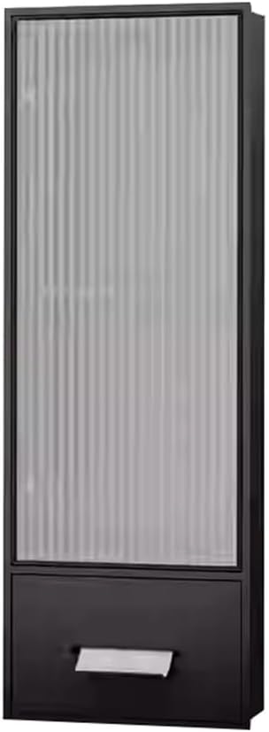 Waterproof Shower Screen with Glass Door Stainless Steel Shelf for Bathtub Black 31.5 x 15 x 91.5 cm Perfect for Modern Bathrooms and Stylish Design