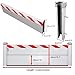 Flood Barriers for Home,Aluminum Flood Protection Barrier Reusable,Flood Barriers for Doors,Water Barriers for Flooding Outdoor Basement Garage,Easy Install(H 60cm(2.0ft),L 200cm(6.6ft))