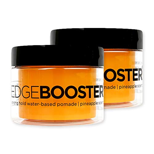 [2JARS DEAL] STYLE FACTOR EDGE BOOSTER Strong Hold High Shine w/Natural Argan Oil Water-Based Pomade 3.38oz (Pineapple)