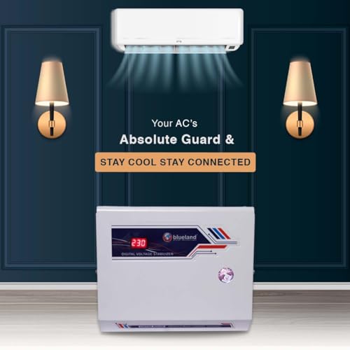 Image of SPINXX BLUELAND STABILIZER 4KVA 170V-280V Copper Wounded for 1 AC (Sutabile for 1 TON to 1.5 TON AC) Best for Inverter AC, Split AC or Windows AC
