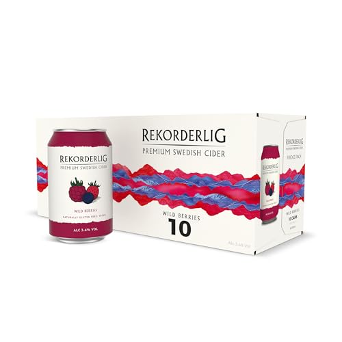 Rekorderlig Premium Wild Berries Cider 10 x 330 ml (cans)