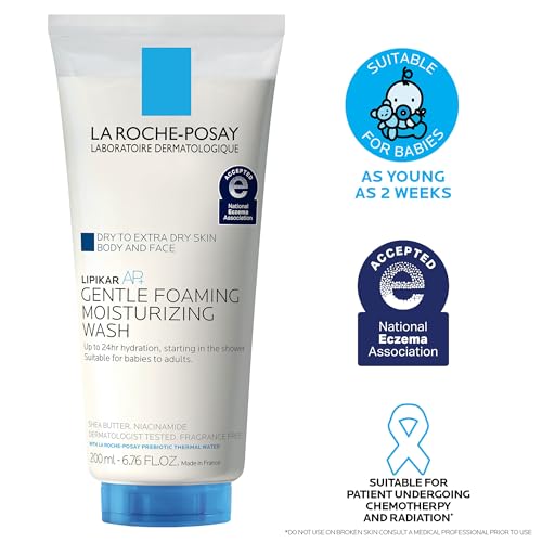 image for La Roche-Posay Lipikar AP+ Gentle Foaming Moisturizing Wash, Shea Butt