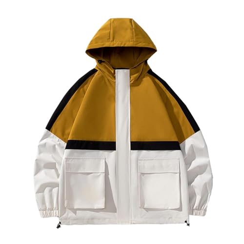 Veste coupe-vent homme à capuche sport running printemps automne