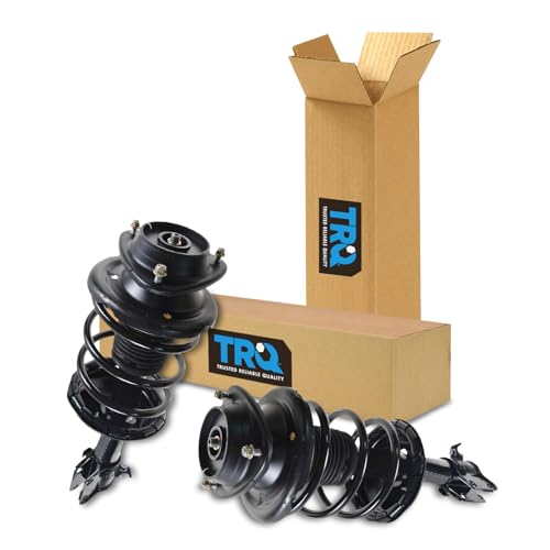 Image of TRQ Front Strut and Spring Assembly Set 2 Piece | For 2000-2004 Subaru Outback
