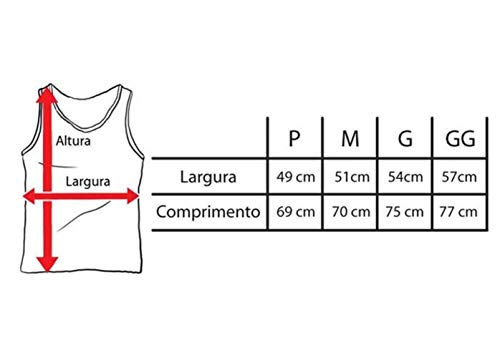 Regata Branca Masculina Popeye Frases Engraçadas Maromba (P)