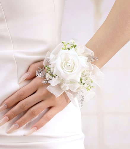 Bethynas Pearl Wrist Corsage