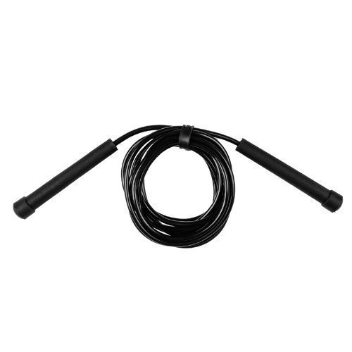 Skipping Fitness Exercise Boxing Speed Sports Jump Rope 10 Ft Black
