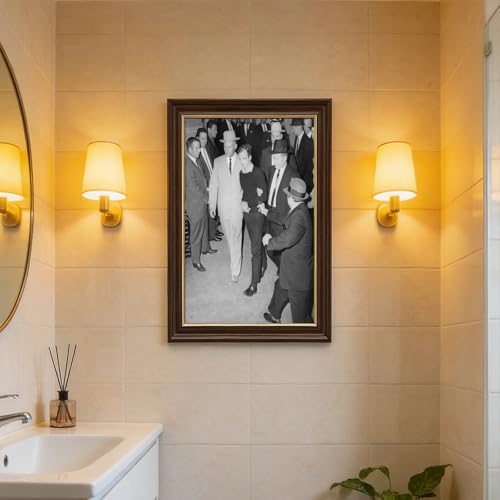 Impression sur toile Jack Ruby d'art avec cadre à suspendre haut de gamme - 7