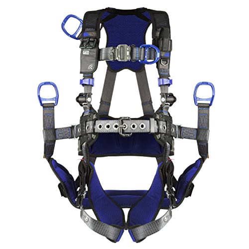 3M DBI-SALA ExoFit X300 Comfort Oil & Gas Climbing/Suspension Safety Harness 1113295, Small