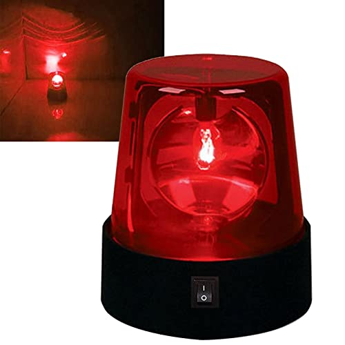 LED Strobe Light DJ Flashing Stage Lights Rotating Red Flashing Beacon Party Lamp Strobe Light with Switch Control for DJ Show Bar(1PC Color:Red)