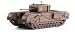 Dragon Models Churchill Mk. IV, A Squadron North Irish Horse Military Land Vehicle, Tunisia 1943, Scale 1/72