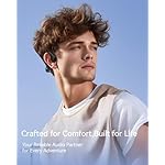 Open Ear Sport Headphones, Soft Silicone Wireless Bone Conduction Earphones, Powerful Bass, 10H Lasting, Multipoint Capable, Quick Charge, Built-in 32GB MP3 - Image 2