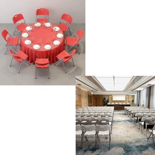 Tabouret pliant en plastique robuste et durable au design ergonomique - 8