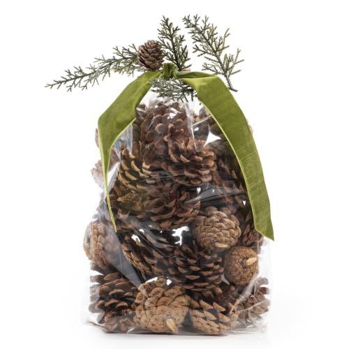 ANDALUCA Pinecone Vase & Bowl Fillers | Scented...