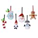 Christmas Tree Ornaments Stocking Stuffer 6 Pack Plush Felt Ornaments