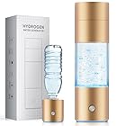 【AUTHORITATIVELY PURE HYDROGEN WATER】- Features an advanced platinum-titanium core electrolytic sheet and true SPE/PEM hydrogen-oxygen separation technology. Generated hydrogen is separated from water in the bottle, rapidly boosting hydrogen content....