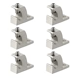 Oedema 6 Pcs Pool Bonding Lug Grounding Swimming Pool Lay in Connector Ground Wire Lugs for 4-12 Wire Range, Silver