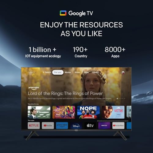 Image of Skyworth 50-Inch UE7600 Series LED 4K UHD Google TV, HDR10, Dolby Audio, Bezel-Less Design, Ultra-Slim, Bluetooth Remote, Smart TV with Chromecast and Google Assistant Built-in (50UE7600, 2023 Model)