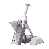 Wehouseware® Cortador de Verdura Multifuncional con Cuchillas de Acero Inoxidable, Mandolina de Cocina Manual, Espirilizador Cortador de Verduras para el Chef y el Hogar