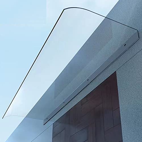 Auvent de porche invisible pour protéger votre cour et balcon de la pluie tout l'été
