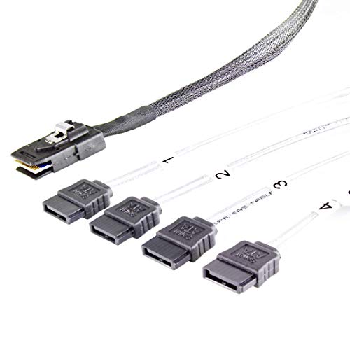 Câble SAS SFF8087 vers 4 x SATA pour mettre à niveau votre NAS de maison