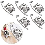 Magnetic Seam Guide, 6 Pieces Sewing Machine Attachments Guide, for Setting Seam Allowances and...