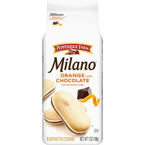 Image of Pepperidge Farm Milano Cookies, Chocolate Orange, 7 Oz Bag