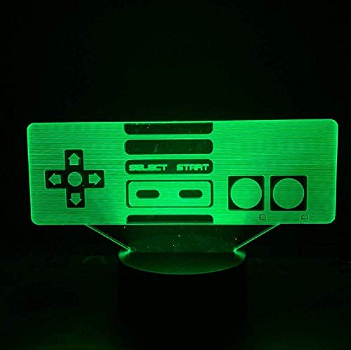 Preisvergleich Produktbild 3D LED Nachtlicht Spiele Controller USB dekorative Konsole Licht